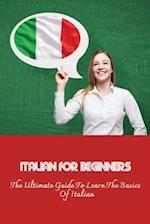 Italian For Beginners