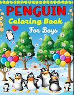 Penguin Coloring Book For Boys: Fantastic Seabirds Penguins Coloring Book for Kids (Awesome gifts for children's) 