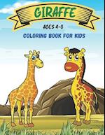 Giraffe Coloring Book For Kids Ages 4-8: Giraffe Coloring Book For Children ages 4-8, Cute Giraffe Coloring Books For Kids 