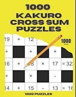 1000 Kakuro Cross Sum Puzzles 