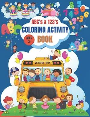 ABC's & 123's COLORING ACTIVITY BOOK