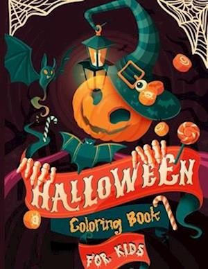 Halloween Coloring Book for Kids: Spooky Cute Designs for Kids Ages 5 And Up