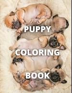 Puppy Coloring Book 