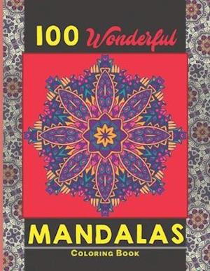 100 Wonderful Mandalas Coloring Book