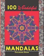 100 Wonderful Mandalas Coloring Book