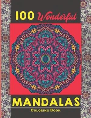 100 Wonderful Mandalas Coloring Book