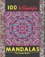100 Wonderful Mandalas Coloring Book