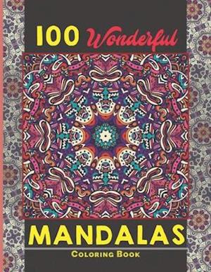 100 Wonderful Mandalas Coloring Book