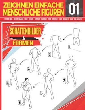 Zeichnen Einfache Menschliche Figuren 01 Schattenbilder & Formen