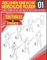 Zeichnen Einfache Menschliche Figuren 01 Schattenbilder & Formen