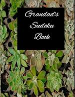 Grandad's Sudoku Book: Sudoku Puzzle Book, Activity book. 