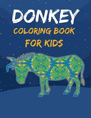 Donkey Coloring Book For Kids