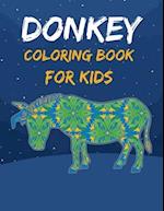 Donkey Coloring Book For Kids