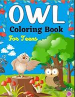 OWL Coloring Book For Teens: Owl Designs to Color for Teens (Beautiful gifts For Teenagers) 