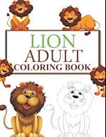 Lion Adult Coloring Book