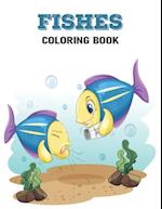 Fishes coloring book