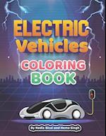 Electric Vehicles Coloring Book 