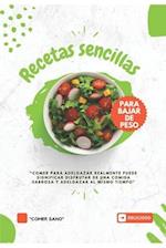 Recetas sencillas para bajar de peso