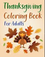 Thanksgiving Coloring Book For Adults