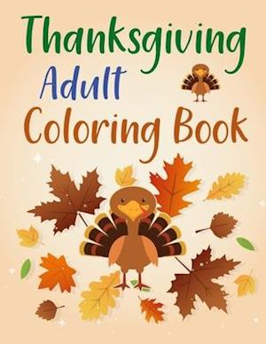 Thanksgiving Adult Coloring Book