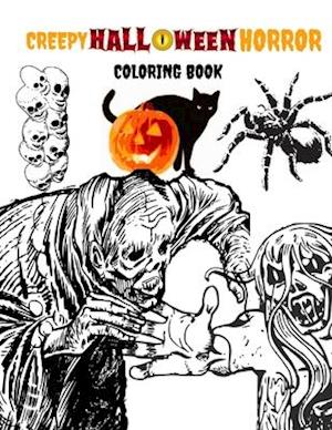Creepy Halloween Horror Coloring Book