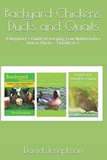 Backyard Chickens, Ducks and Quails: A Beginner's Guide to Keeping Low-Maintenance Urban Flocks - 3 books in 1 