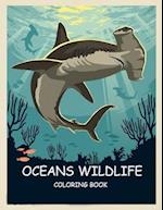 ocean wildlife coloring book for adult