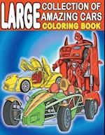 Large Collection of Amazing Cars Coloring Book