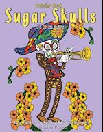 Coloring Book Sugar Skulls Día De Los Muertos