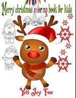 Merry christmas coloring book for kids