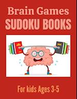 Brain Games Sudoku books for kids Ages 3-5