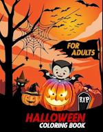 Halloween Coloring Book for Adults