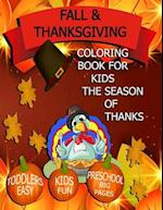Fall & Thanksgiving Coloring Book for Kids