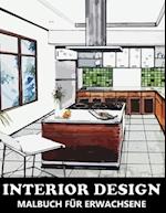 Interior Design Malbuch für Erwachsene