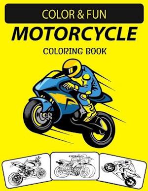 Motorcycle Coloring Book