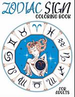 Zodiac Sign Coloring Book for Adults