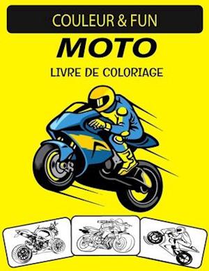 Moto Livre de Coloriage