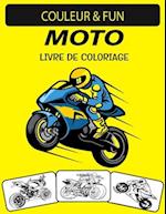 Moto Livre de Coloriage