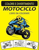 Motociclo Libro Da Colorare