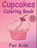 Cupcakes Coloring Book For Kids