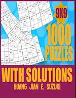 1,000 puzzles with solutions 9x9
