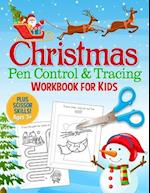 Christmas Pen Control and Tracing Workbook for Kids