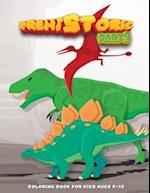 PREHISTORIC Part 2 Coloring Book for Kids Ages 8-12
