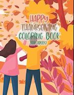 Happy Thanksgiving Coloring Book For Adults