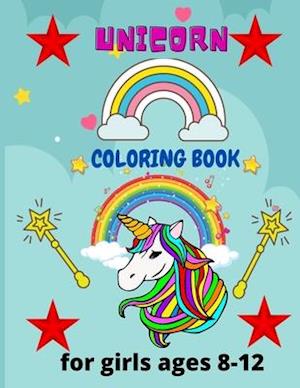 Få Unicorn coloring book for girls ages 8-12 af Alejandro Vann som