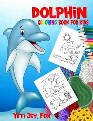 Dolphin coloring book for kids