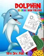 Dolphin coloring book for kids