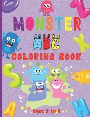 Monster ABC Coloring Book