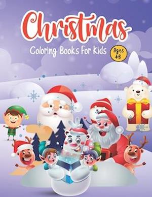 Christmas Coloring Books for kids ages 4-8