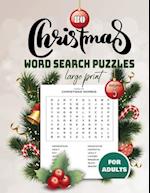 80 christmas word search puzzle for adults Large print Volume 5